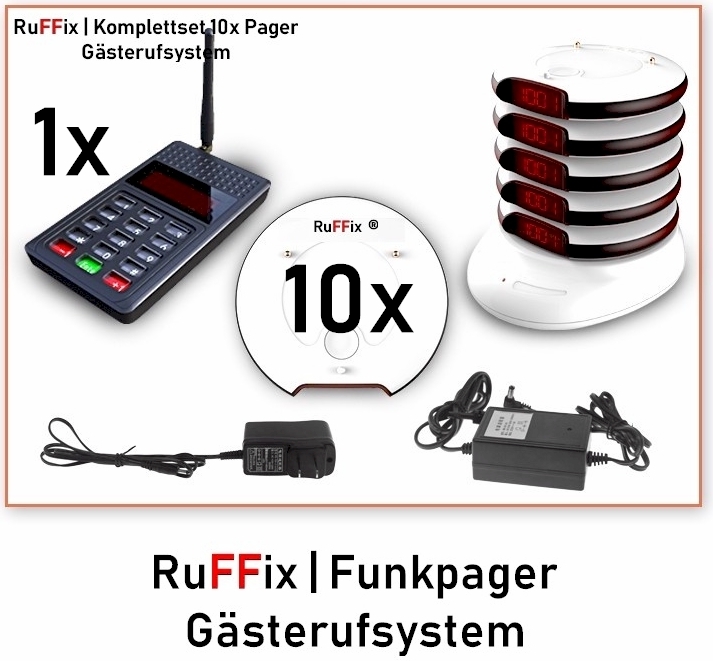 RuFFix ® das OriginalGäste und Kundenrufsystem1x Signalverstärker 2000m 